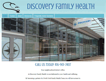 Tablet Screenshot of discoveryfamilyhealth.com
